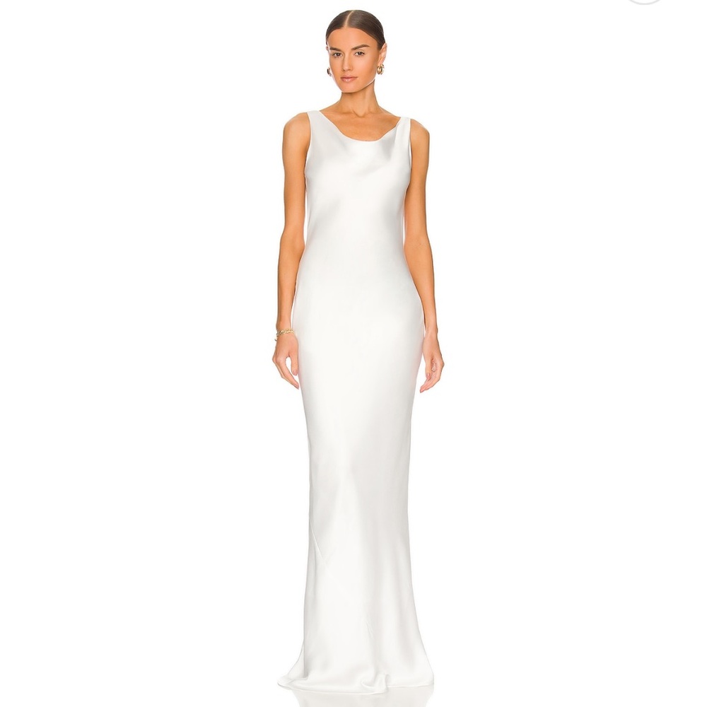 Norma Kamali Maria Gown in Snow White
